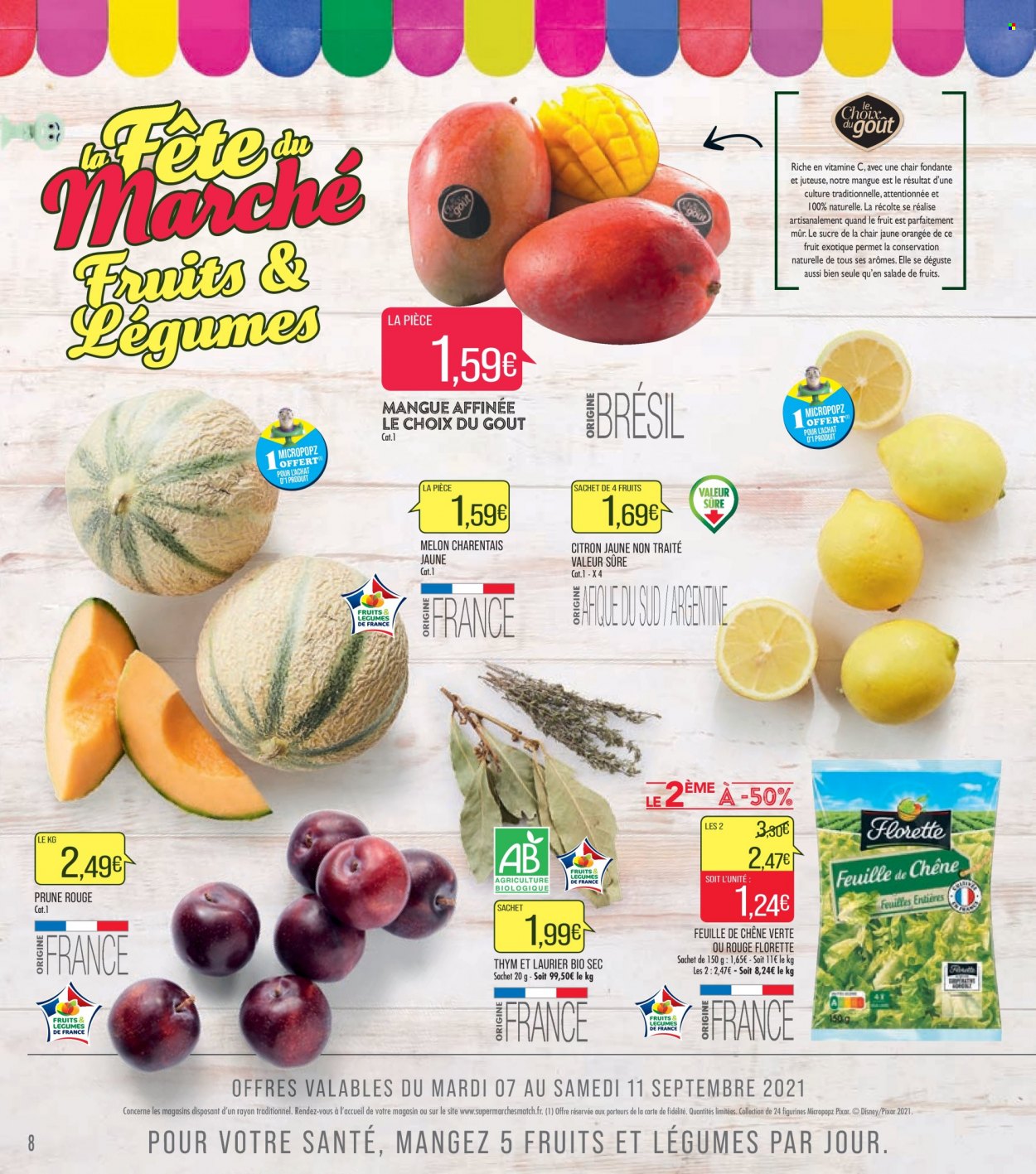 Catalogue Supermarché Match - 07/09/2021 - 12/09/2021. Page 8