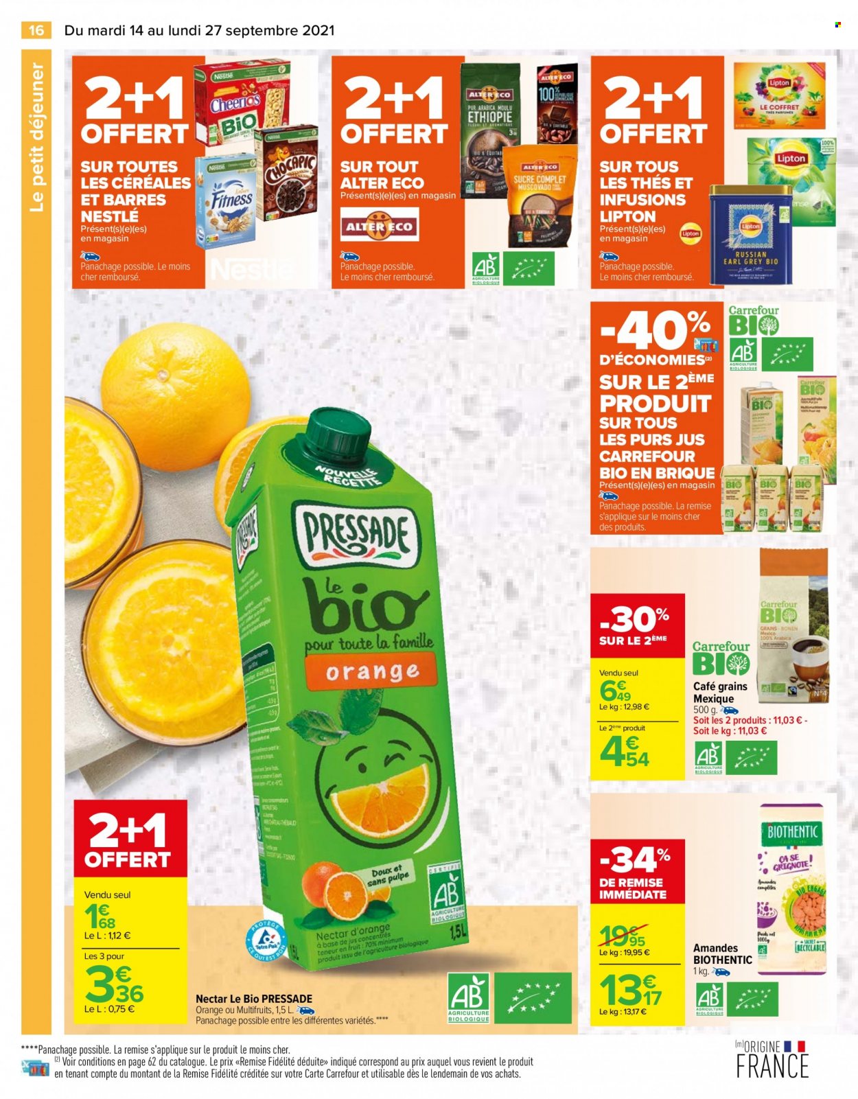 Catalogue Carrefour Hypermarchés - 14/09/2021 - 27/09/2021. Page 16