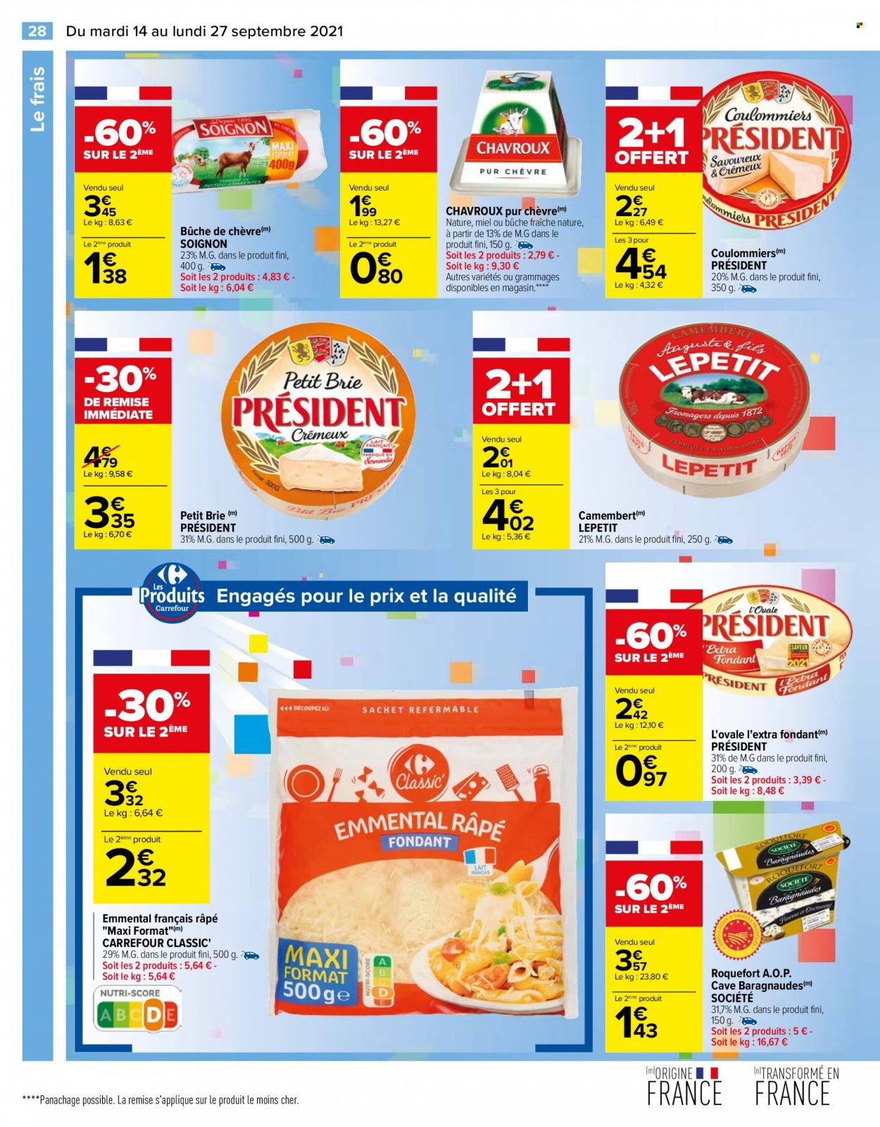 Catalogue Carrefour Hypermarchés - 14/09/2021 - 27/09/2021. Page 28