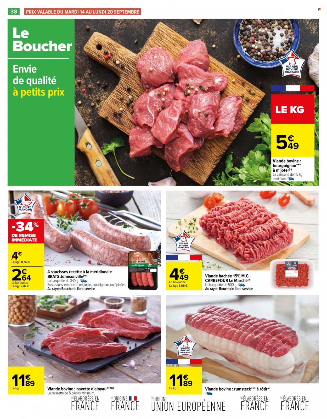 Catalogue Carrefour Hypermarchés - 14/09/2021 - 27/09/2021. Page 38