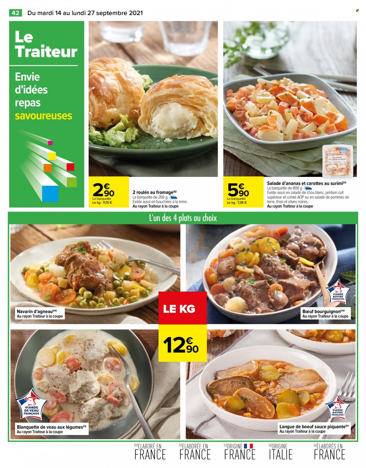 Catalogue Carrefour Hypermarchés - 14/09/2021 - 27/09/2021. Page 42