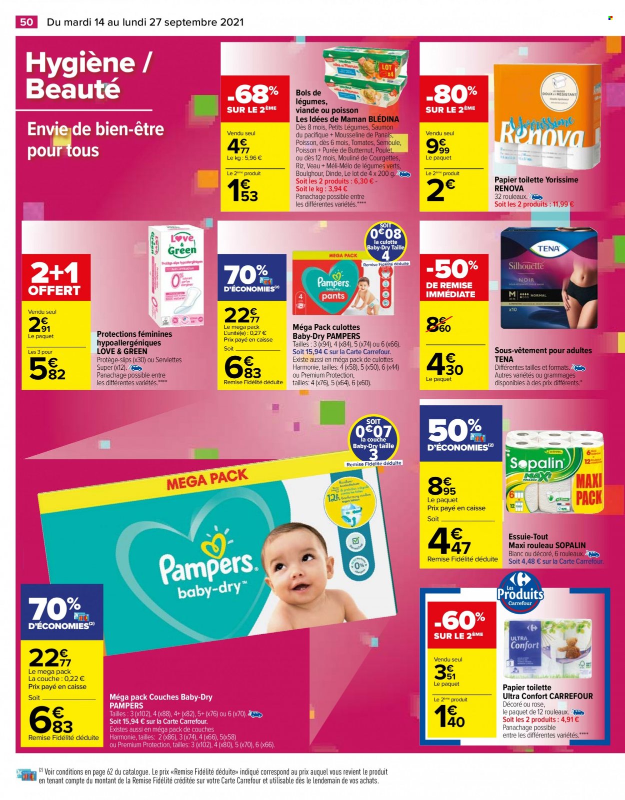Catalogue Carrefour Hypermarchés - 14/09/2021 - 27/09/2021. Page 50