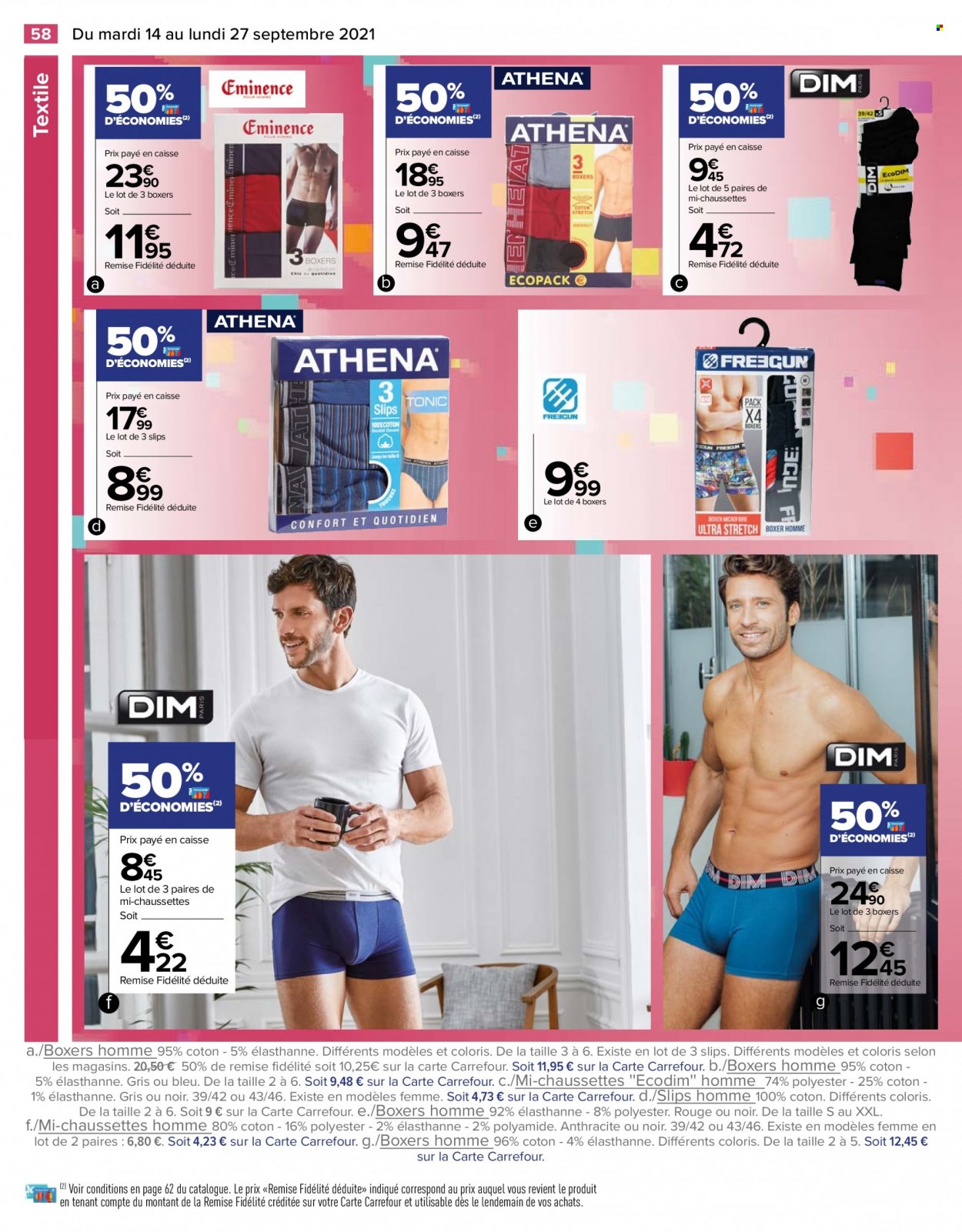 Catalogue Carrefour Hypermarchés - 14/09/2021 - 27/09/2021. Page 58