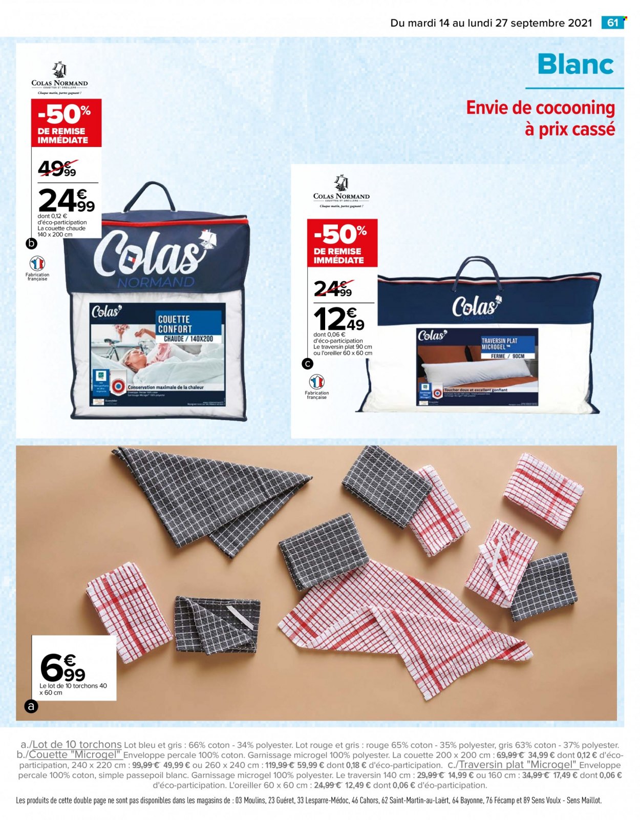 Catalogue Carrefour Hypermarchés - 14/09/2021 - 27/09/2021. Page 61