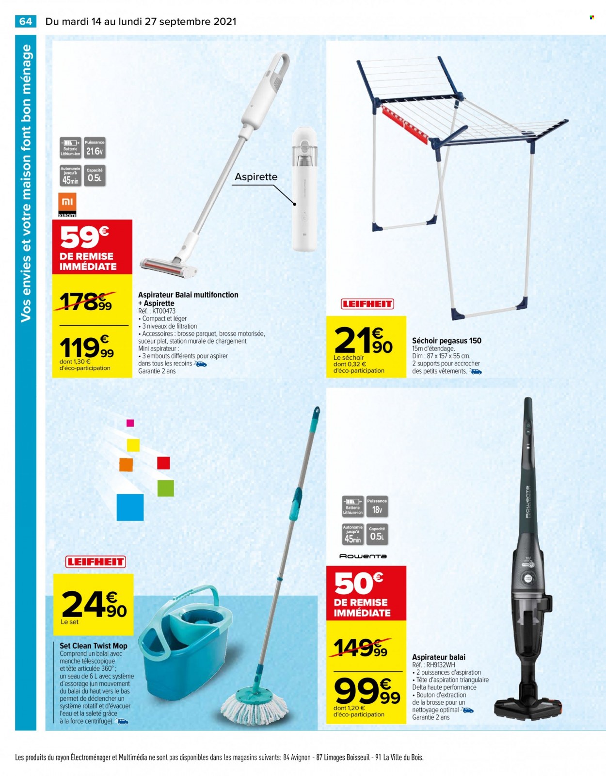 Catalogue Carrefour Hypermarchés - 14/09/2021 - 27/09/2021. Page 64