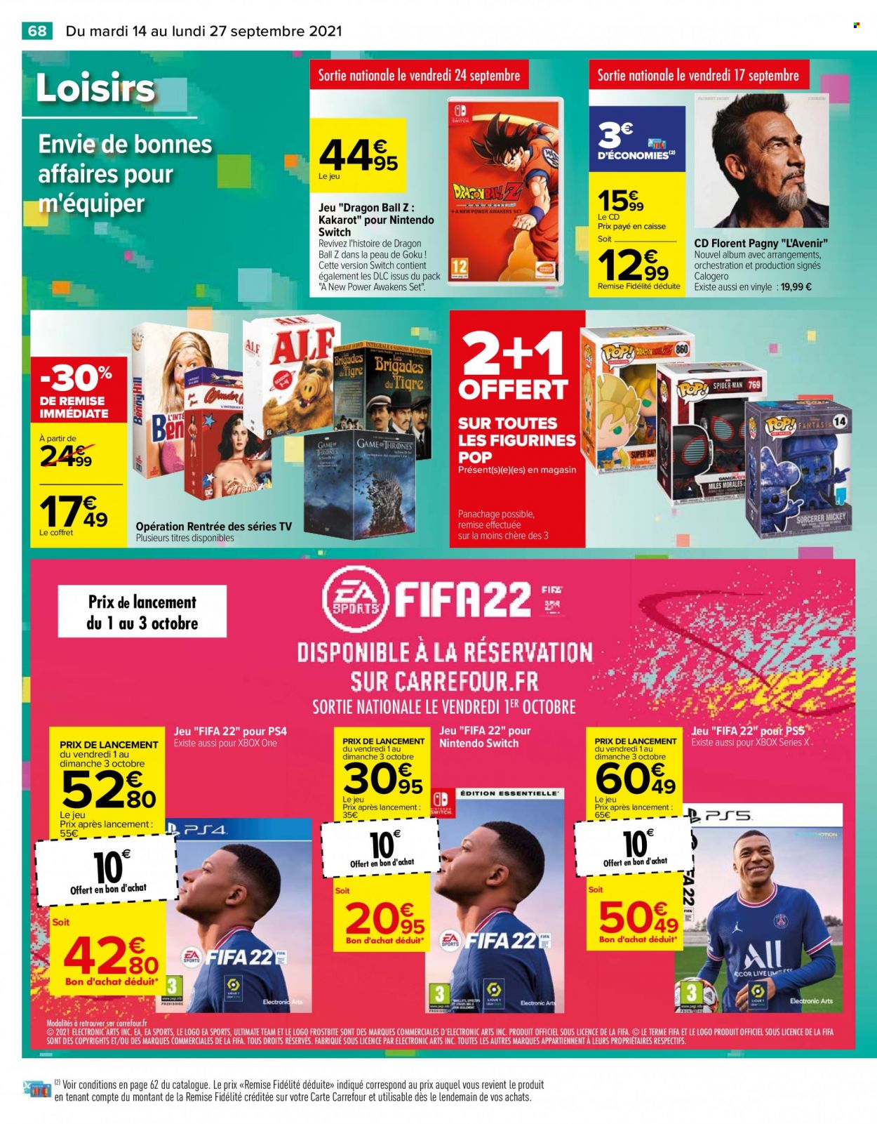 Catalogue Carrefour Hypermarchés - 14/09/2021 - 27/09/2021. Page 68