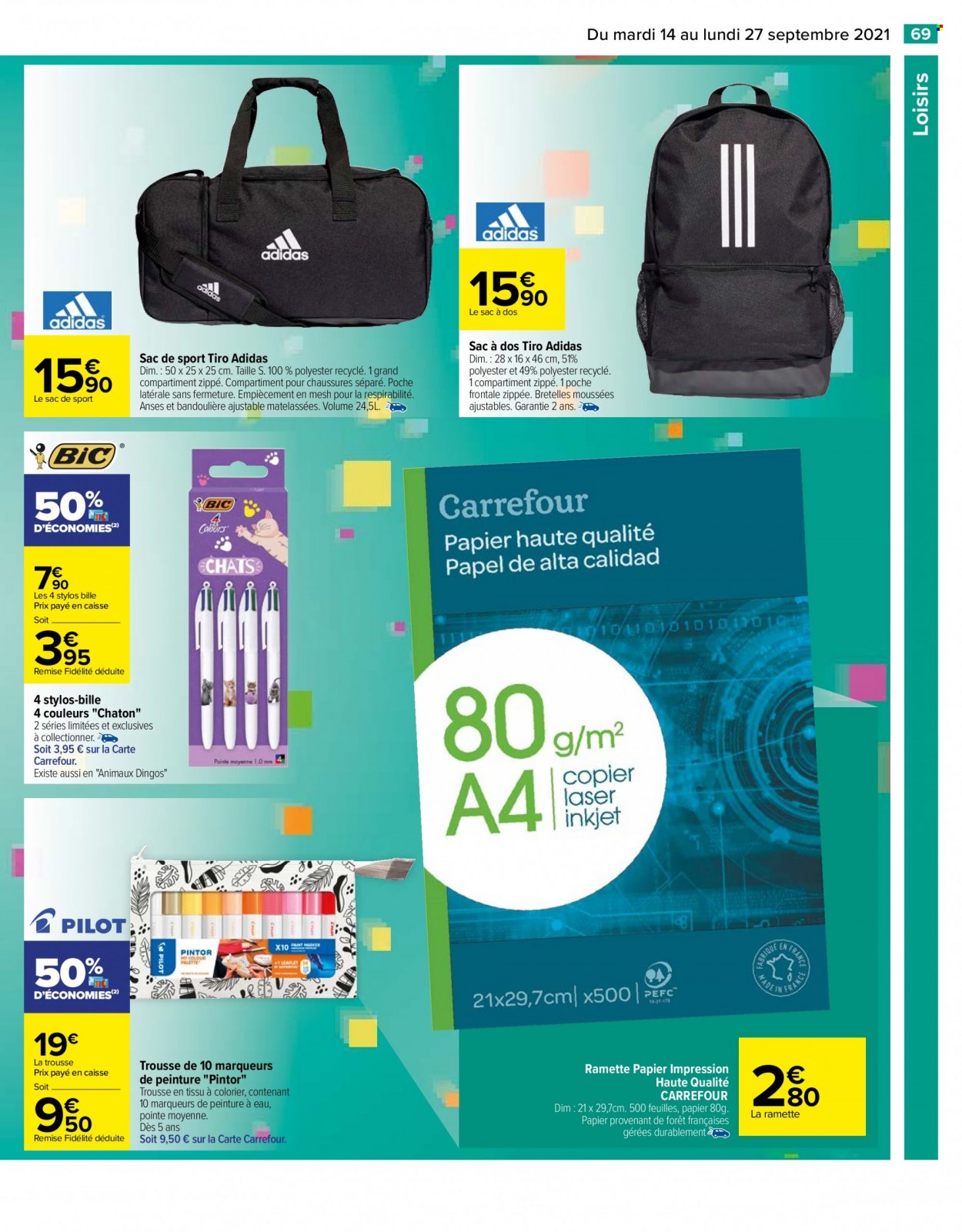 Catalogue Carrefour Hypermarchés - 14/09/2021 - 27/09/2021. Page 69