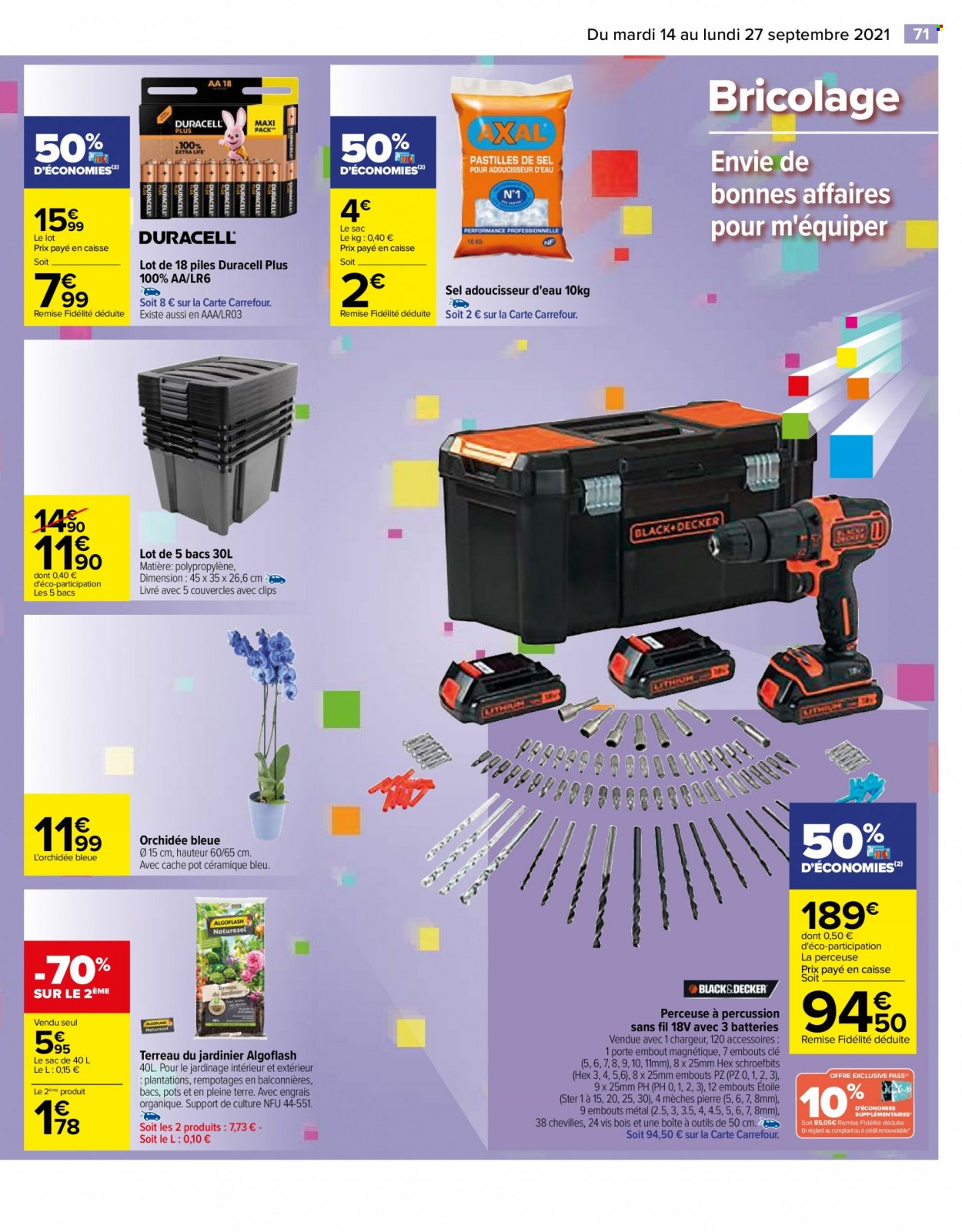 Catalogue Carrefour Hypermarchés - 14/09/2021 - 27/09/2021. Page 71
