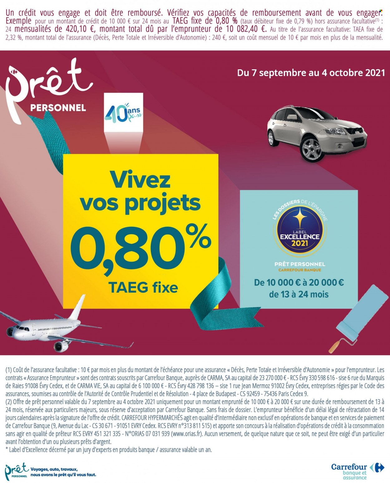 Catalogue Carrefour Hypermarchés - 14/09/2021 - 27/09/2021. Page 73
