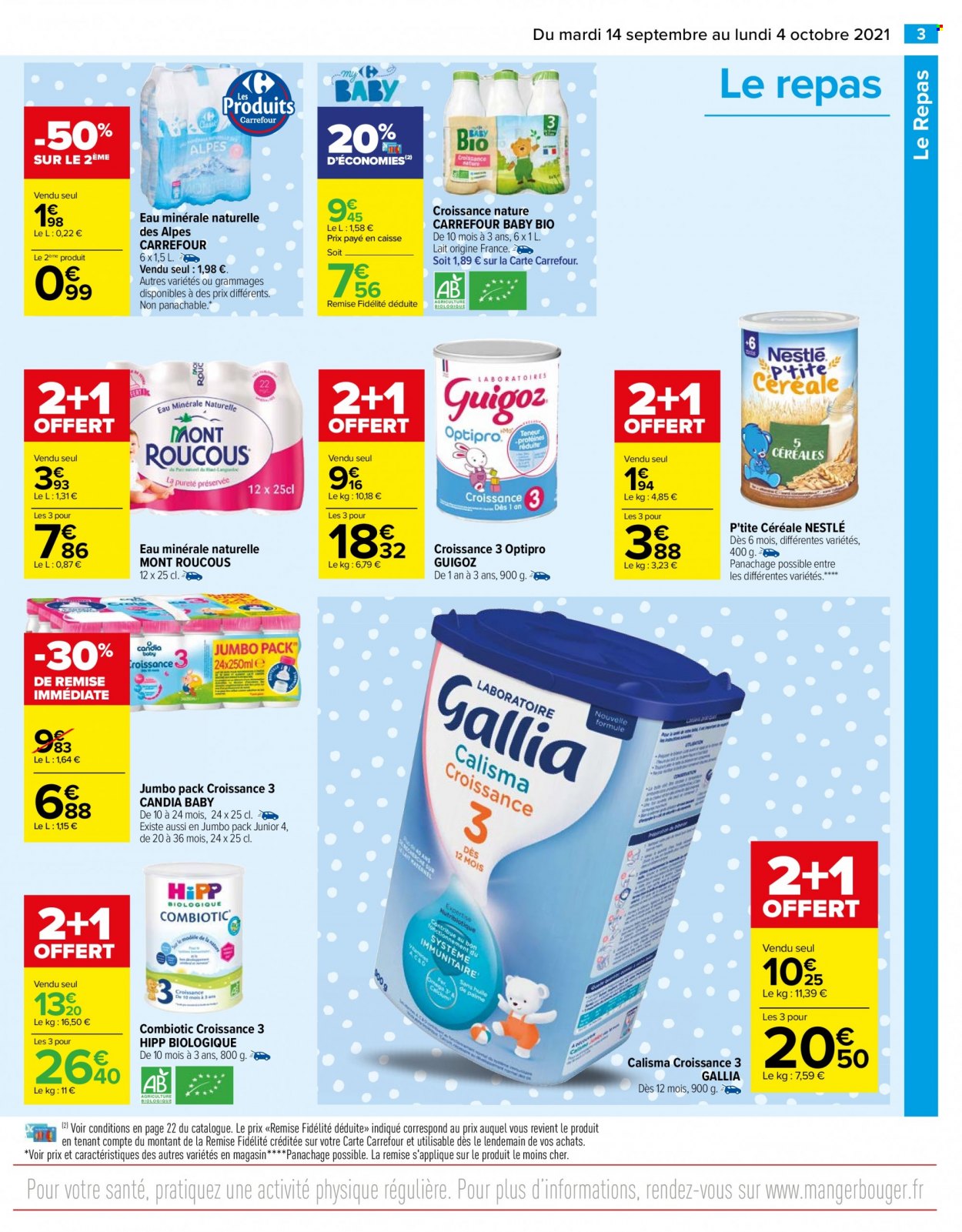 Catalogue Carrefour Hypermarchés - 14/09/2021 - 04/10/2021. Page 3