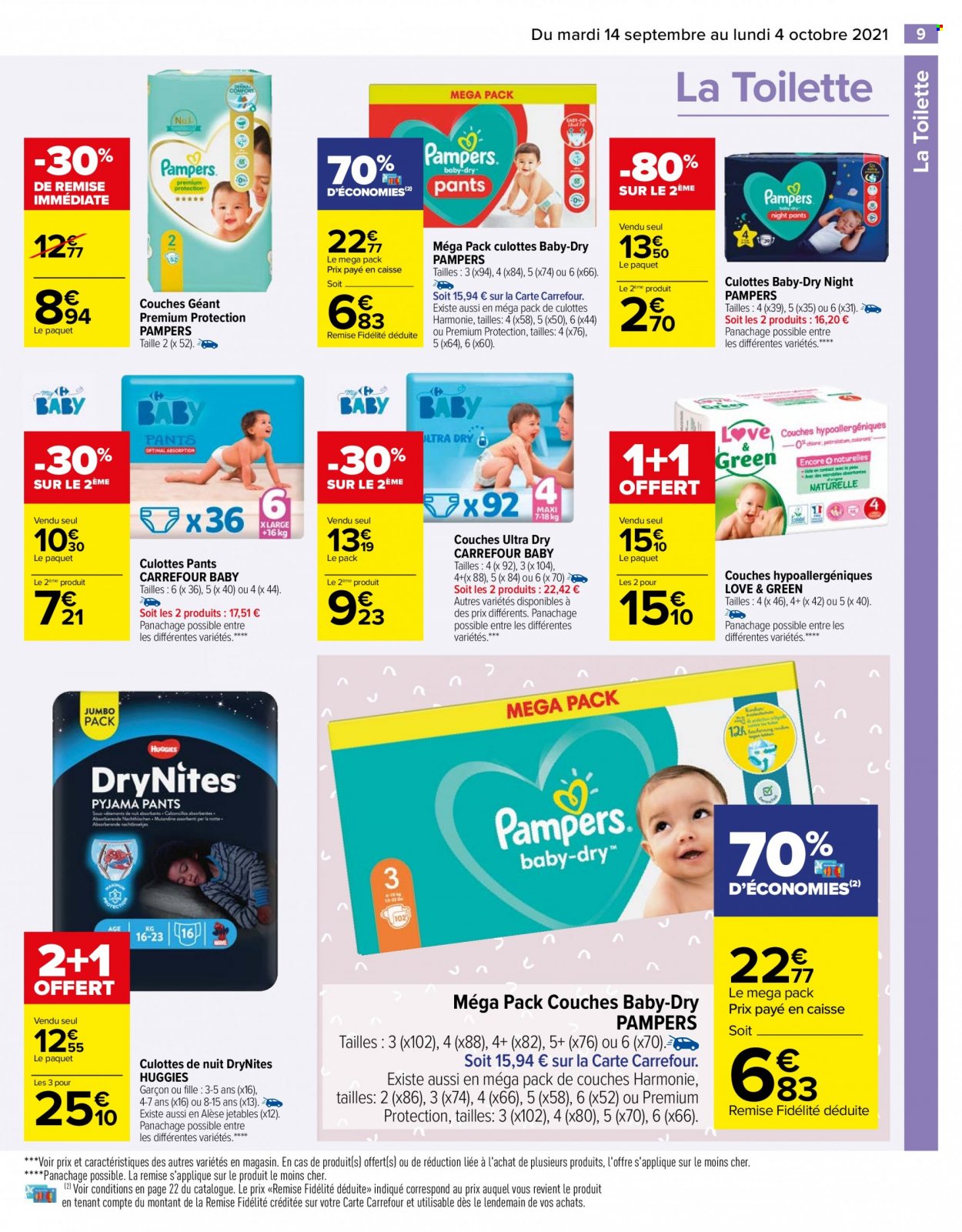 Catalogue Carrefour Hypermarchés - 14/09/2021 - 04/10/2021. Page 9