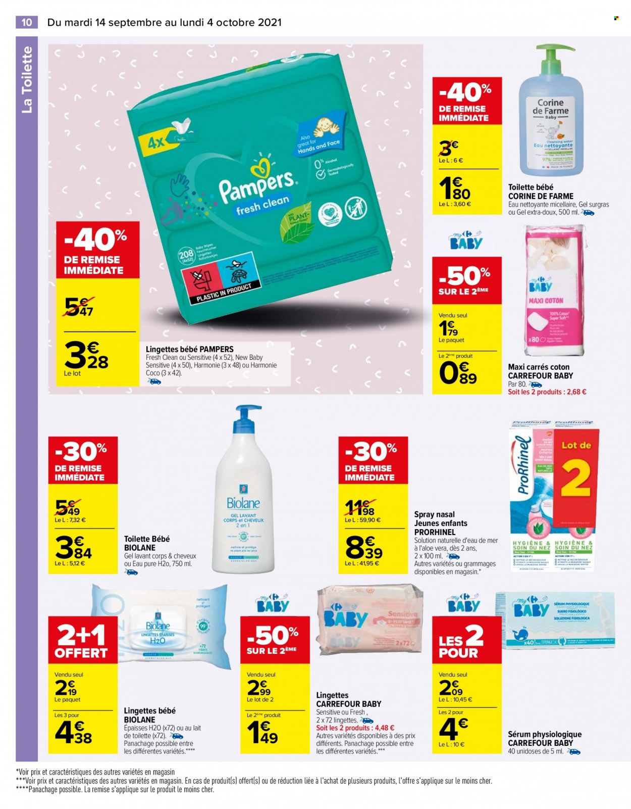 Catalogue Carrefour Hypermarchés - 14/09/2021 - 04/10/2021. Page 10