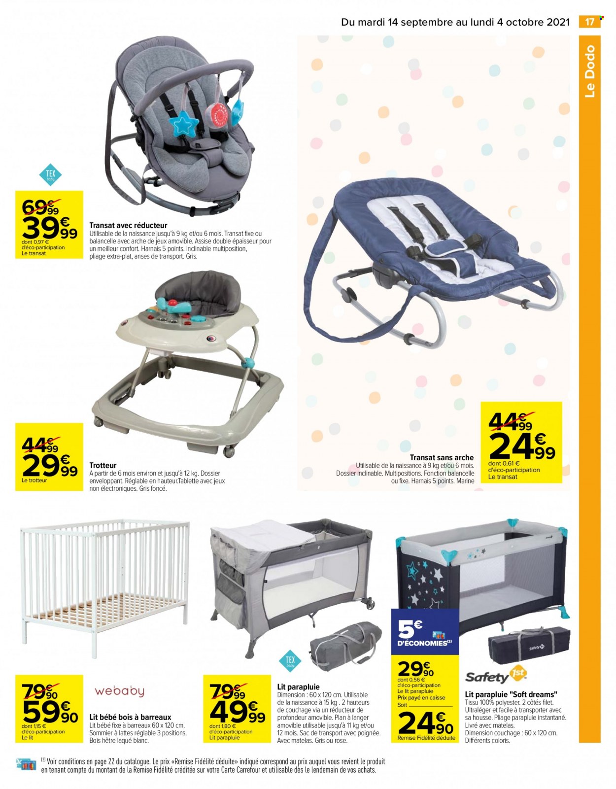 Catalogue Carrefour Hypermarchés - 14/09/2021 - 04/10/2021. Page 17