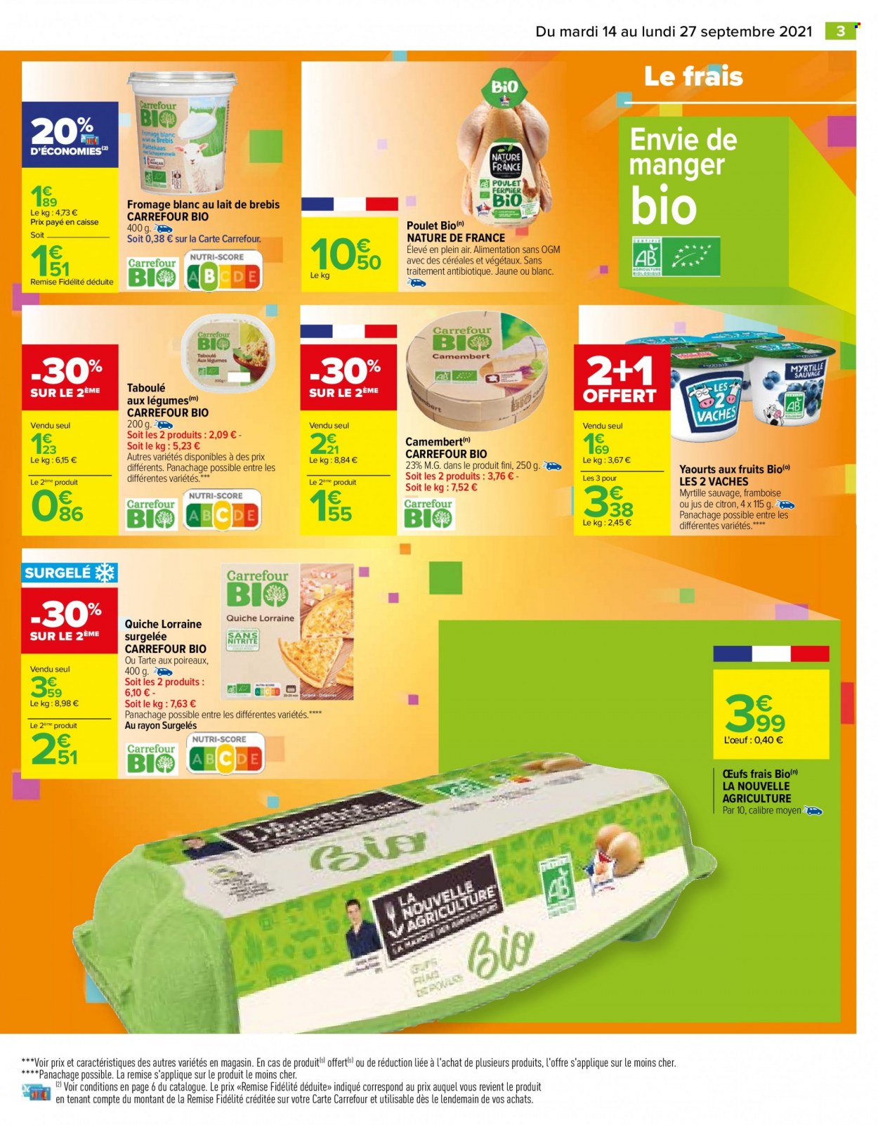 Catalogue Carrefour Hypermarchés - 14/09/2021 - 27/09/2021. Page 3