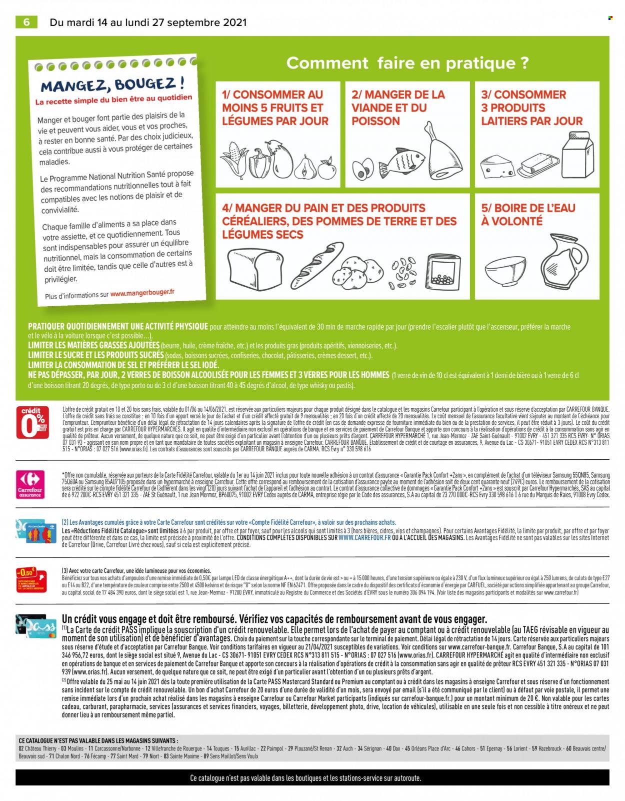 Catalogue Carrefour Hypermarchés - 14/09/2021 - 27/09/2021. Page 6