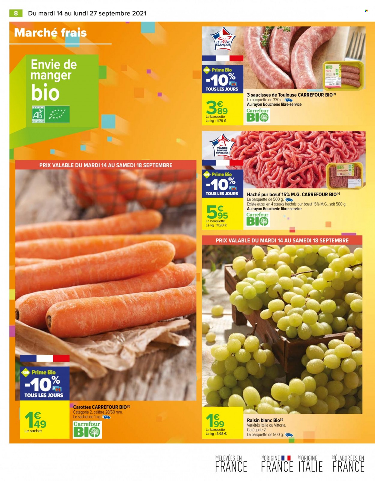 Catalogue Carrefour Hypermarchés - 14/09/2021 - 27/09/2021. Page 8