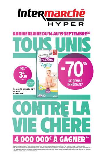 Catalogue Intermarché Hyper - 14.09.2021 - 19.09.2021.