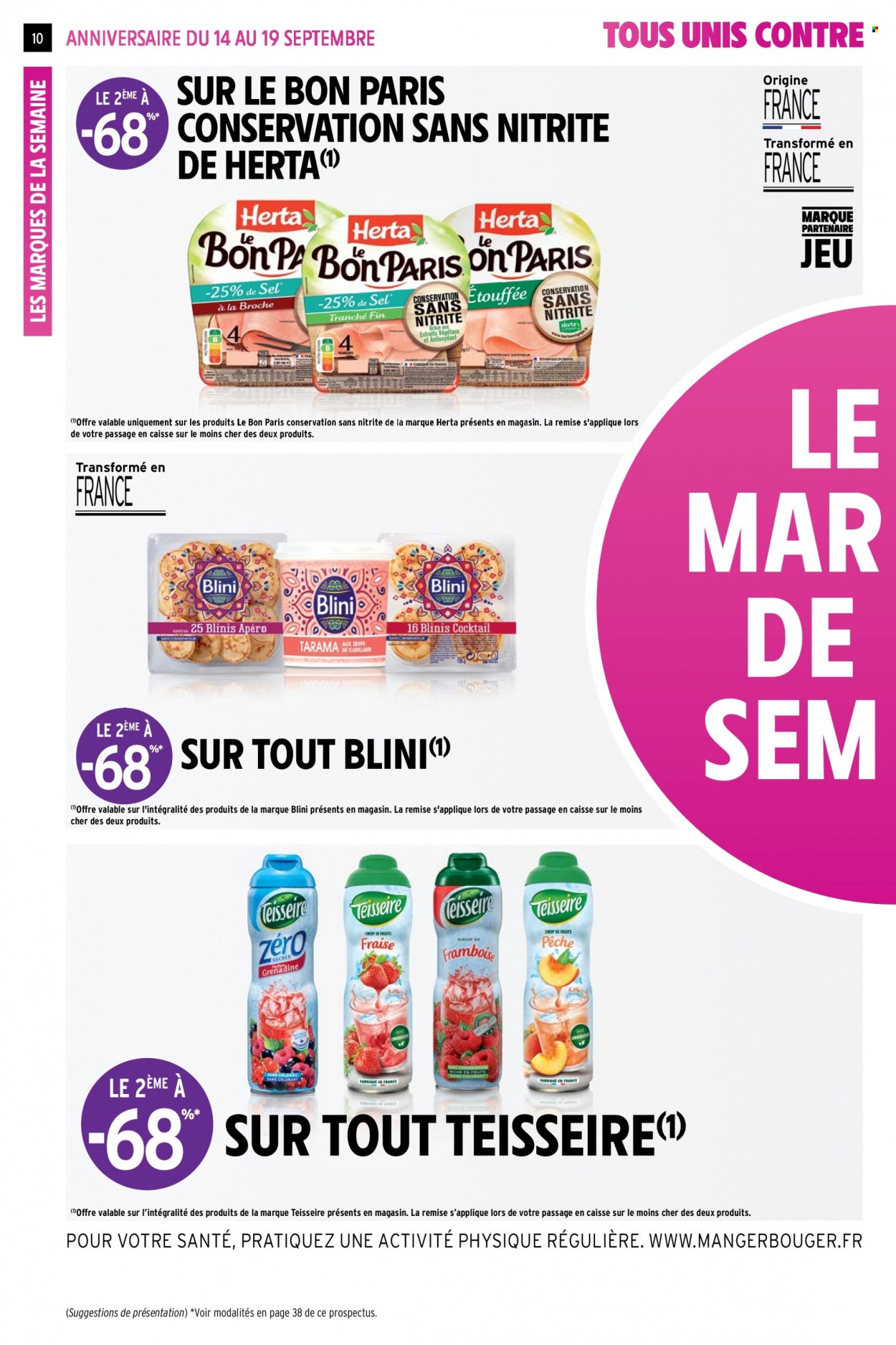 Catalogue Intermarché Super - 14/09/2021 - 19/09/2021. Page 10