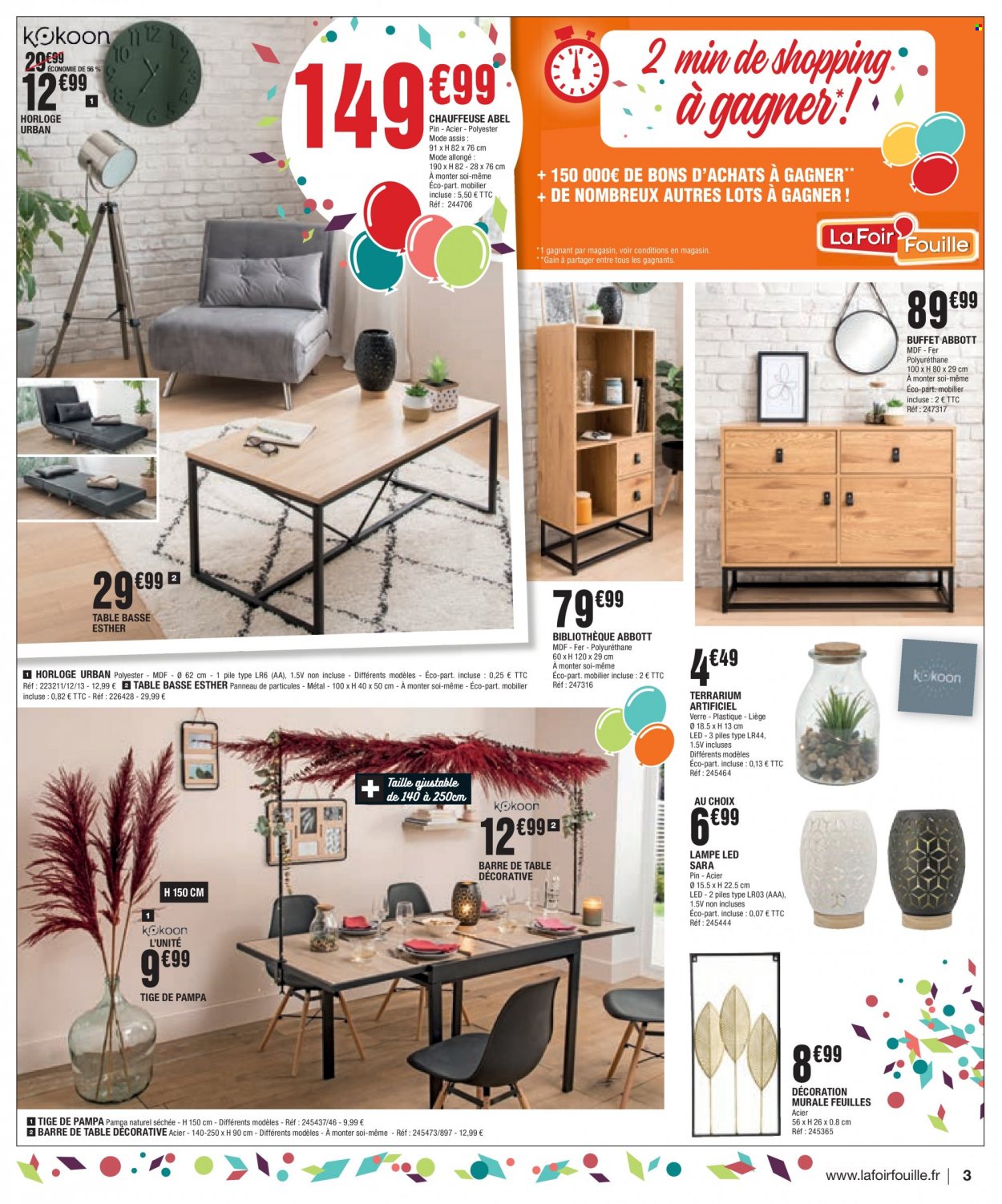 Catalogue La Foir'Fouille - 06/09/2021 - 12/09/2021. Page 3