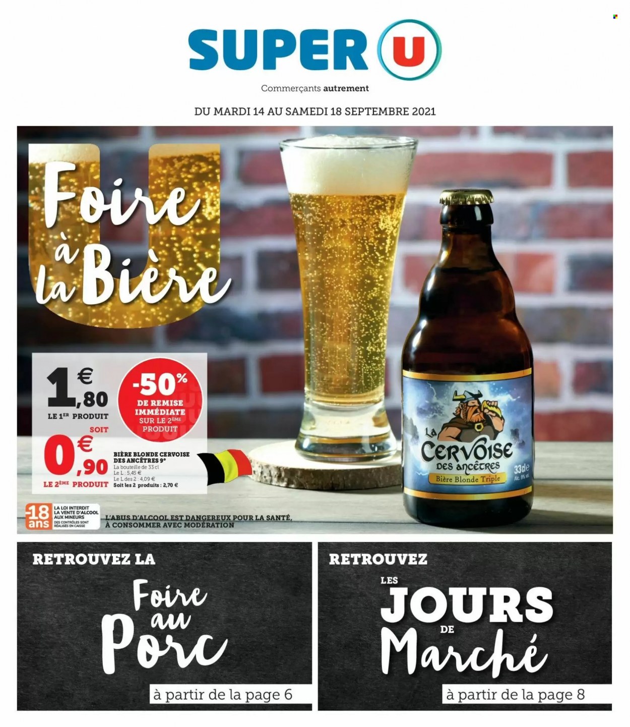 Catalogue SUPER U - 14/09/2021 - 18/09/2021. Page 1