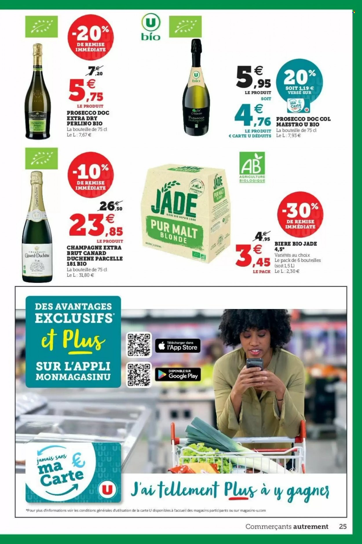 thumbnail - Catalogue SUPER U - 14/09/2021 - 25/09/2021 - Produits soldés - bière, alcool, champagne, Prosecco. Page 25.