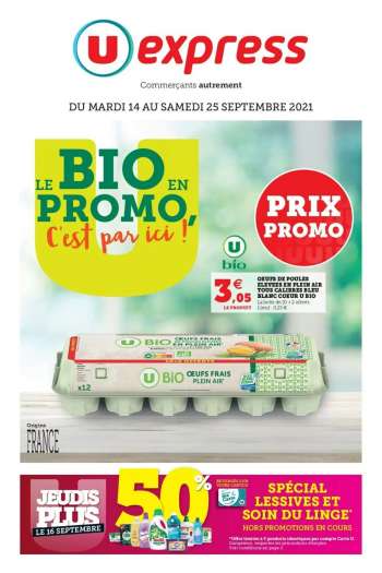 Catalogue U express - 14/09/2021 - 25/09/2021.