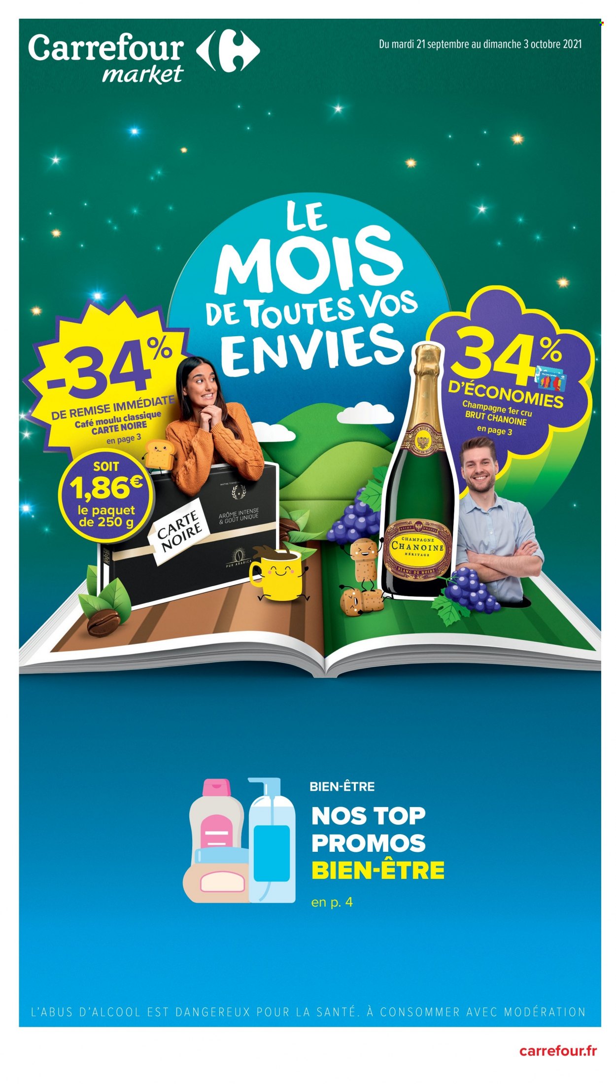 Catalogue Carrefour Market - 21/09/2021 - 03/10/2021. Page 1