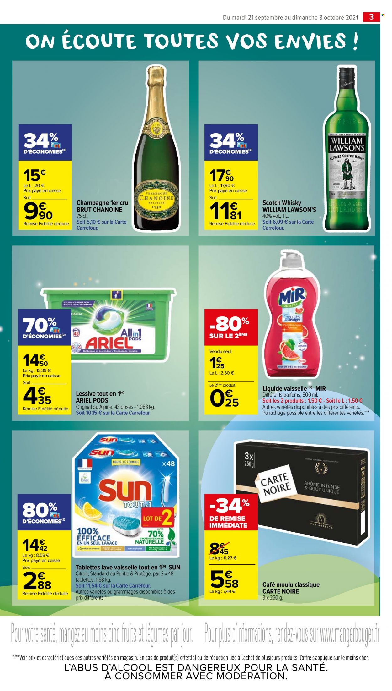 Catalogue Carrefour Market - 21/09/2021 - 03/10/2021. Page 3