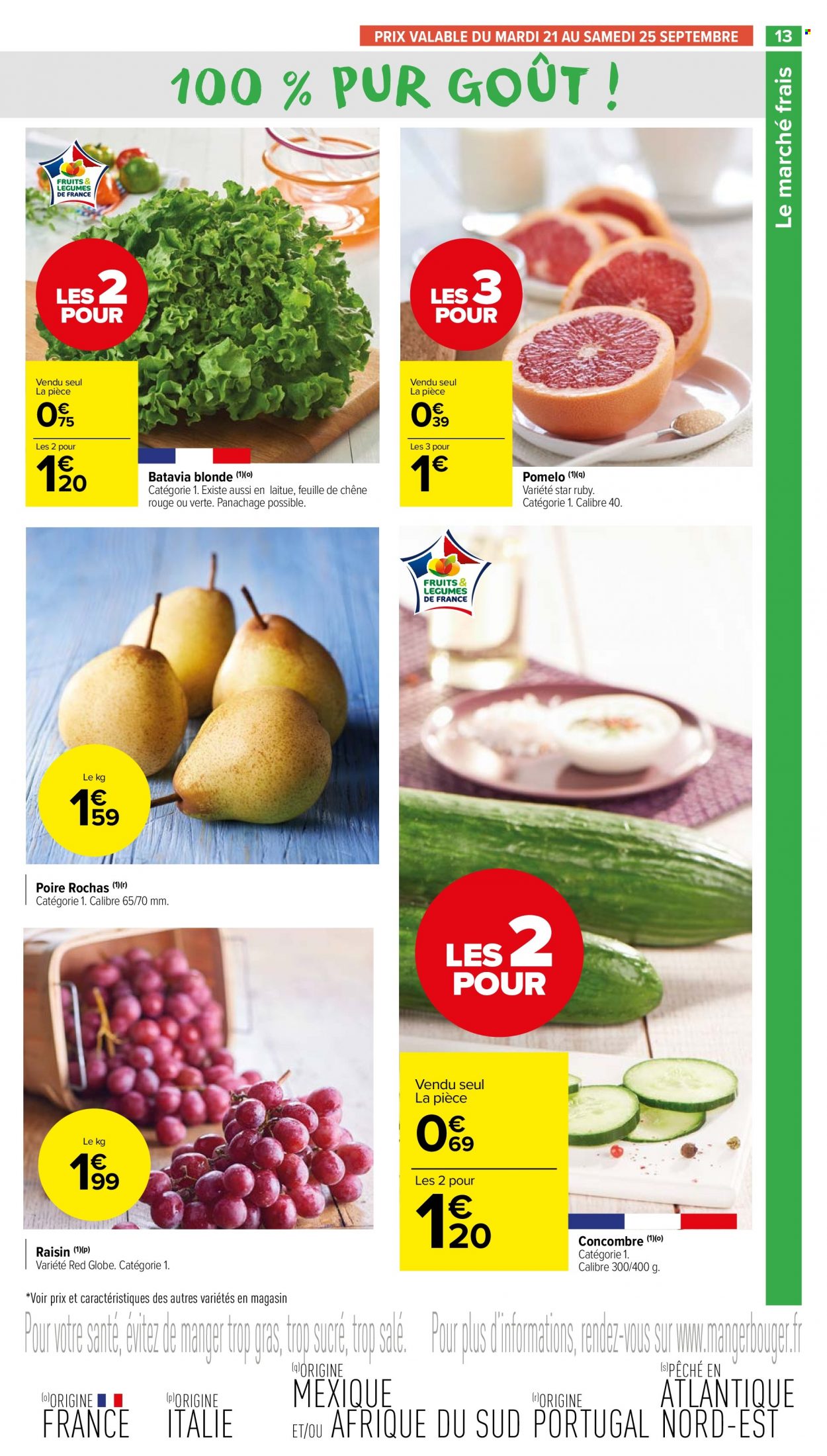 Catalogue Carrefour Market - 21/09/2021 - 03/10/2021. Page 13