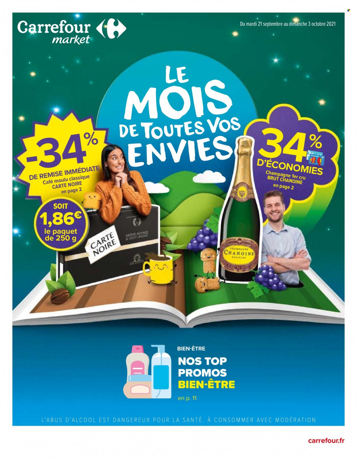 Catalogue Carrefour Market - 21/09/2021 - 03/10/2021. Page 1