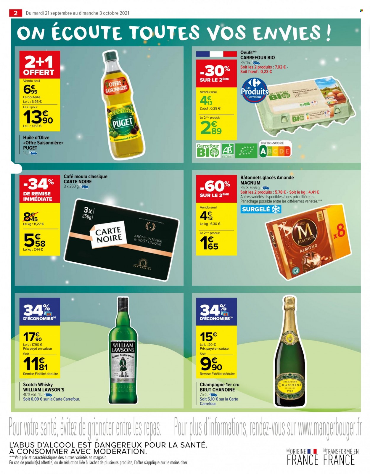 Catalogue Carrefour Market - 21/09/2021 - 03/10/2021. Page 2