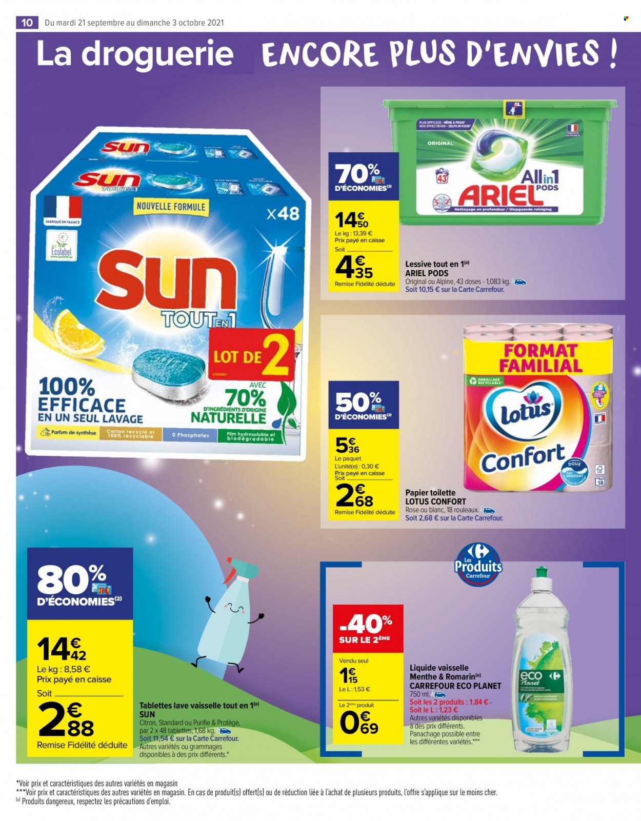 Catalogue Carrefour Market - 21/09/2021 - 03/10/2021. Page 10
