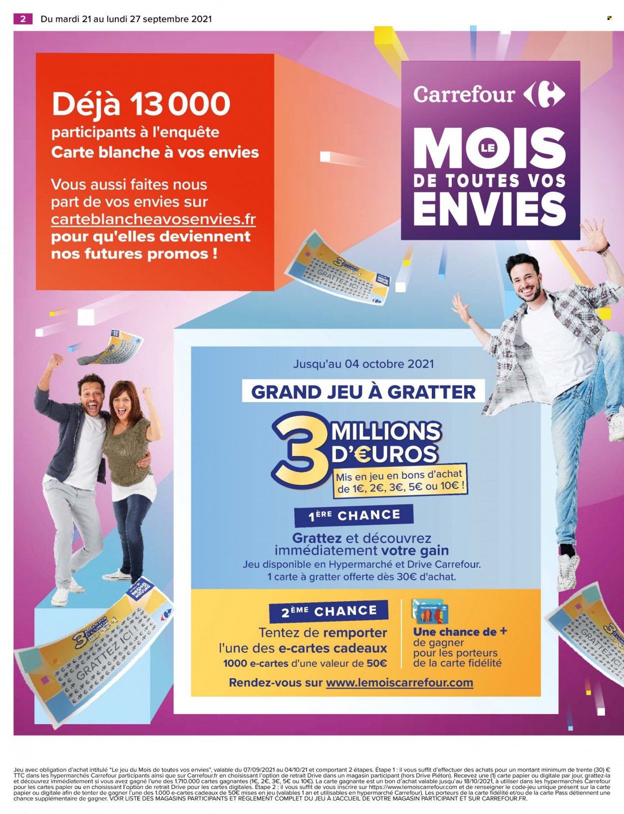 Catalogue Carrefour Hypermarchés - 21/09/2021 - 27/09/2021. Page 3