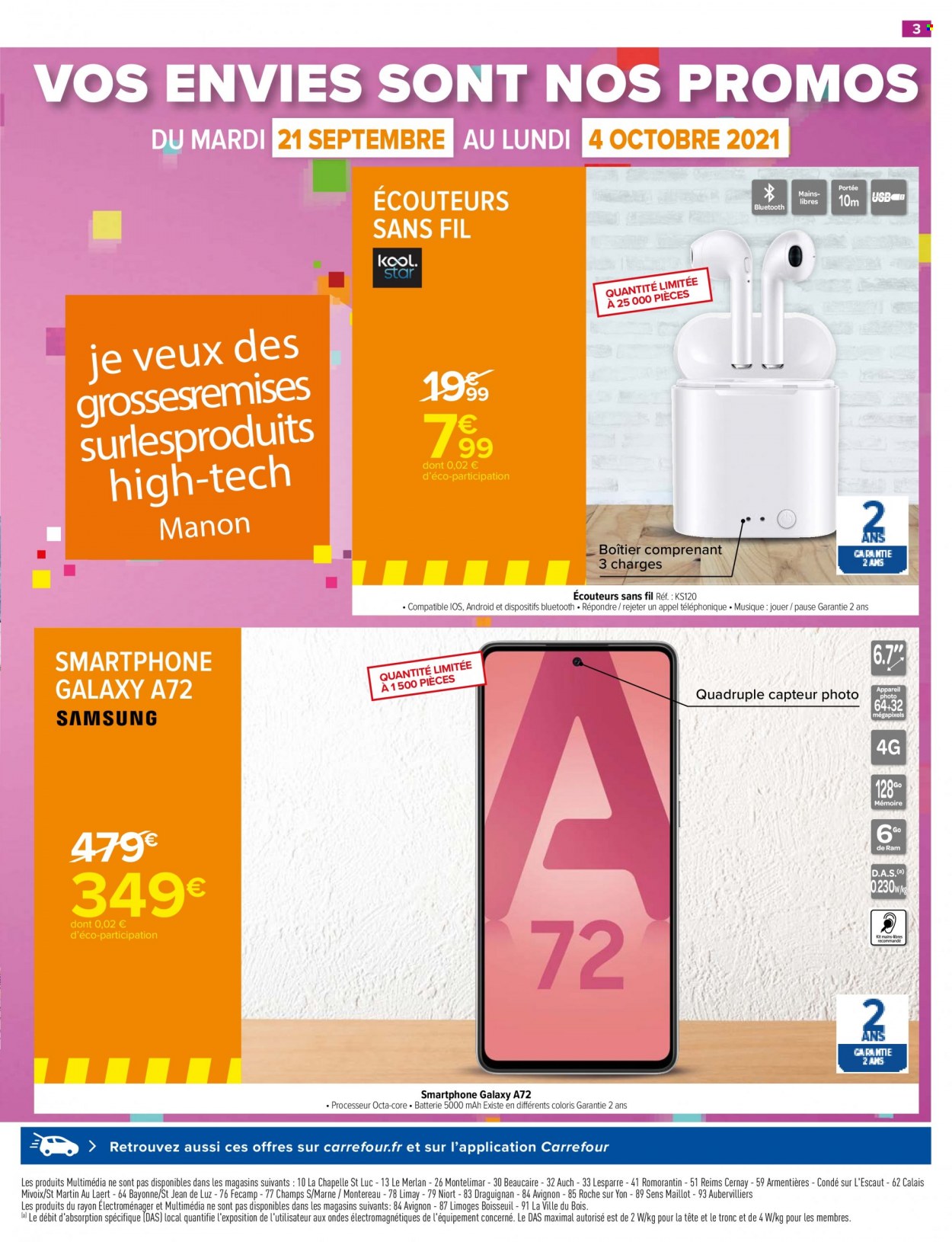 Catalogue Carrefour Hypermarchés - 21/09/2021 - 27/09/2021. Page 4