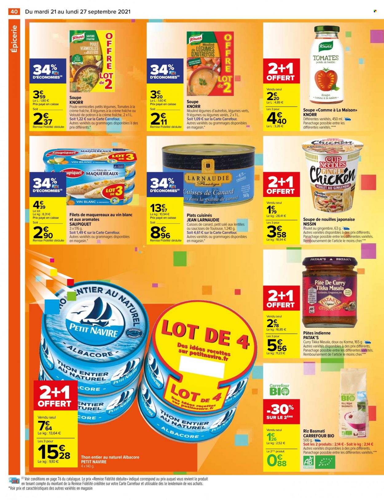 Catalogue Carrefour Hypermarchés - 21/09/2021 - 27/09/2021. Page 41