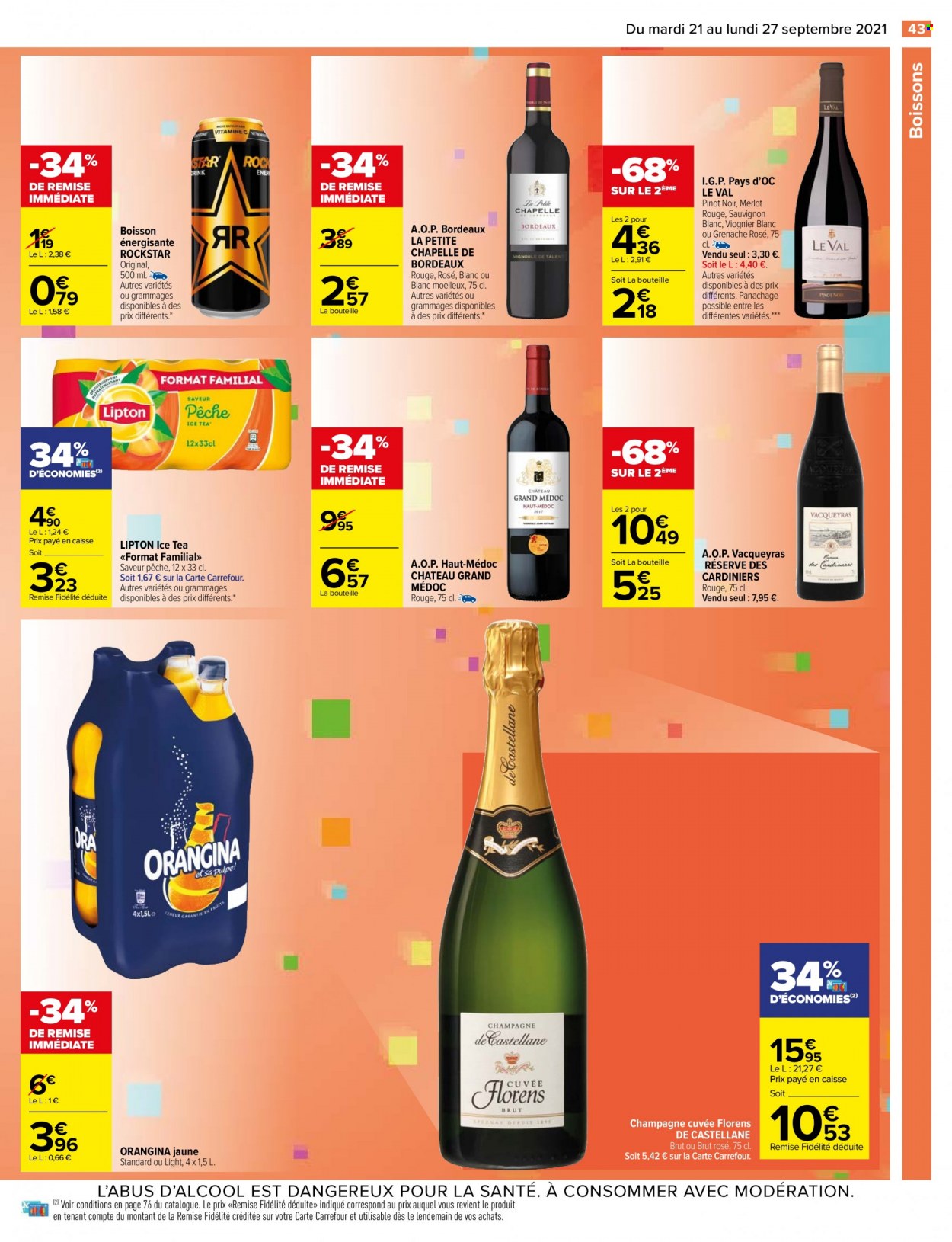 Catalogue Carrefour Hypermarchés - 21/09/2021 - 27/09/2021. Page 44
