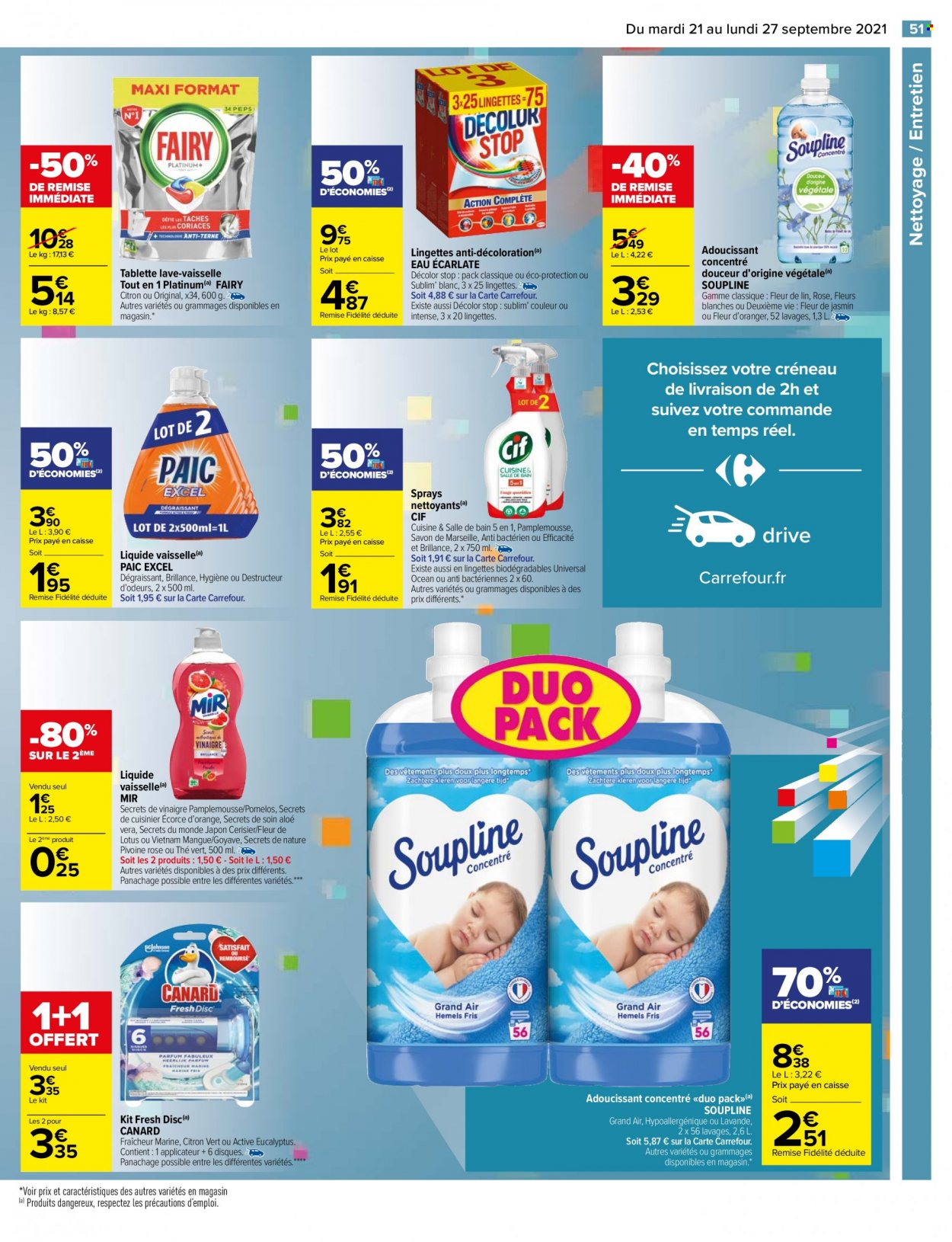 Catalogue Carrefour Hypermarchés - 21/09/2021 - 27/09/2021. Page 56