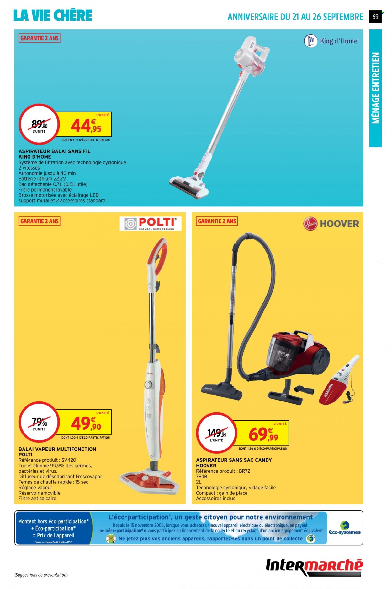 Catalogue Intermarché Super - 21/09/2021 - 26/09/2021. Page 69