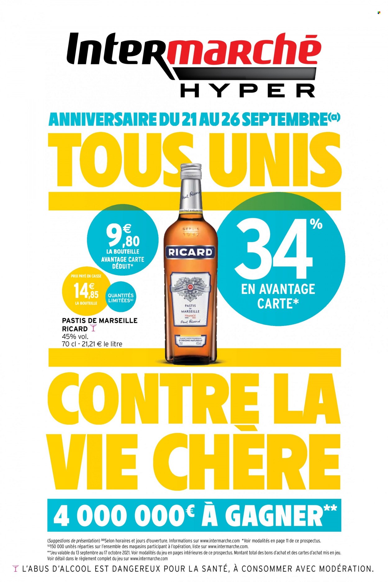 Catalogue Intermarché Hyper - 21/09/2021 - 26/09/2021. Page 1