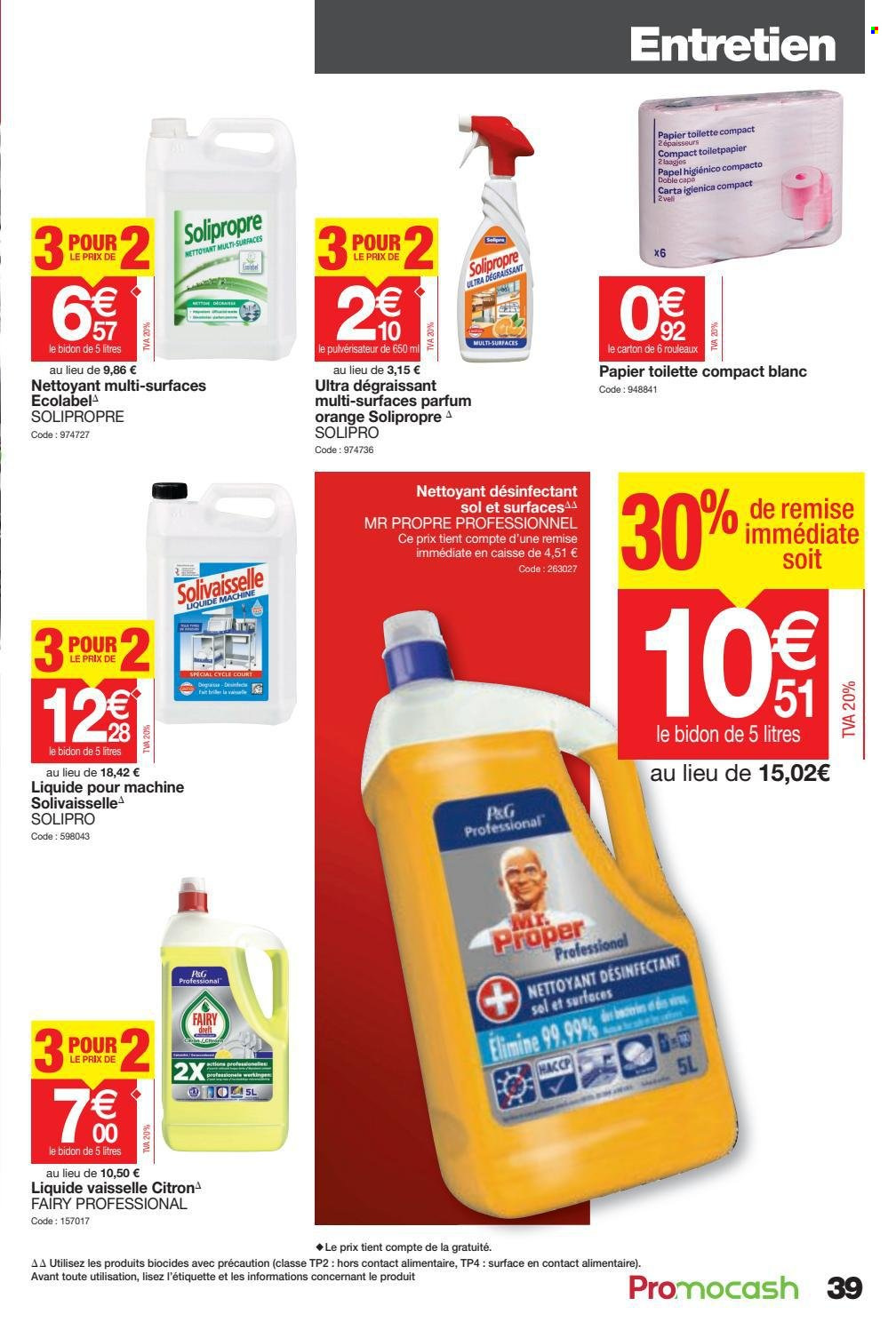 Catalogue Promocash - 23/09/2021 - 02/10/2021. Page 39