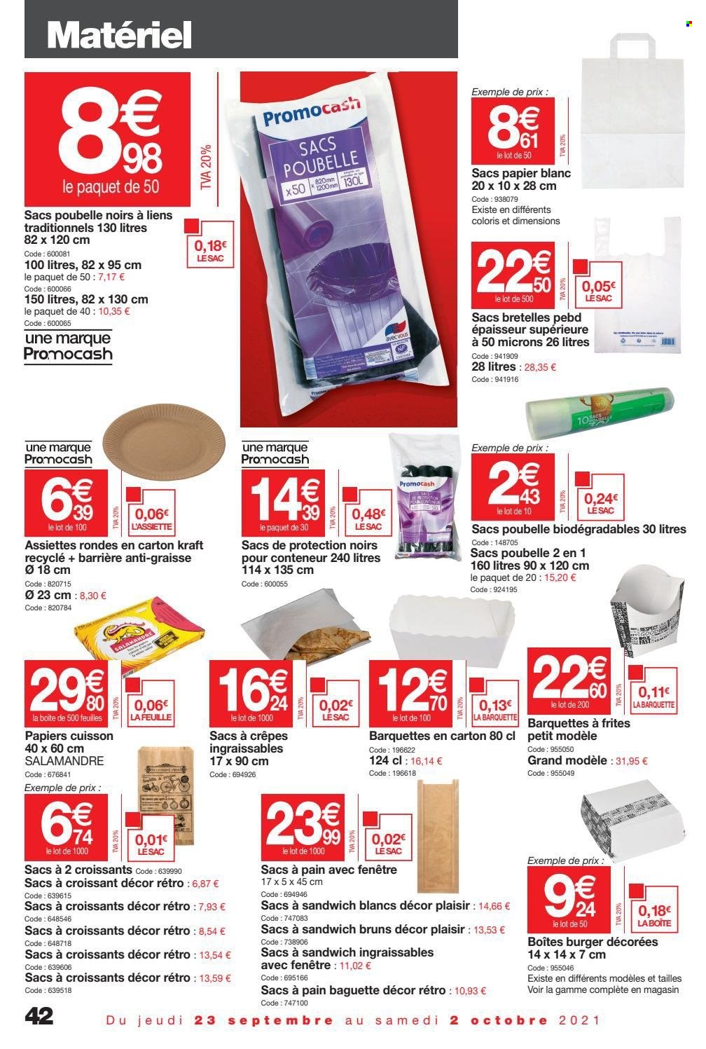 Catalogue Promocash - 23/09/2021 - 02/10/2021. Page 42