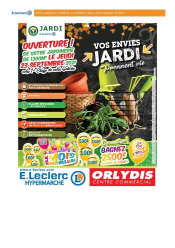 Catalogue E.Leclerc - 23/09/2021 - 25/09/2021.