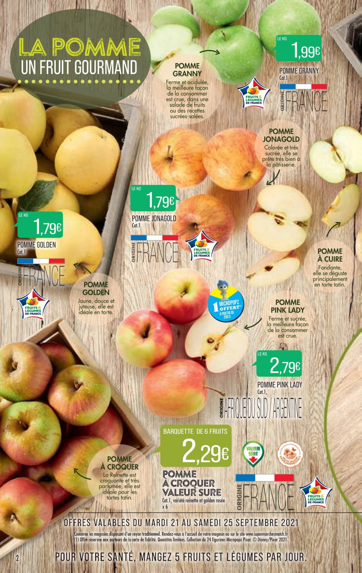 Catalogue Supermarché Match - 21/09/2021 - 26/09/2021. Page 2
