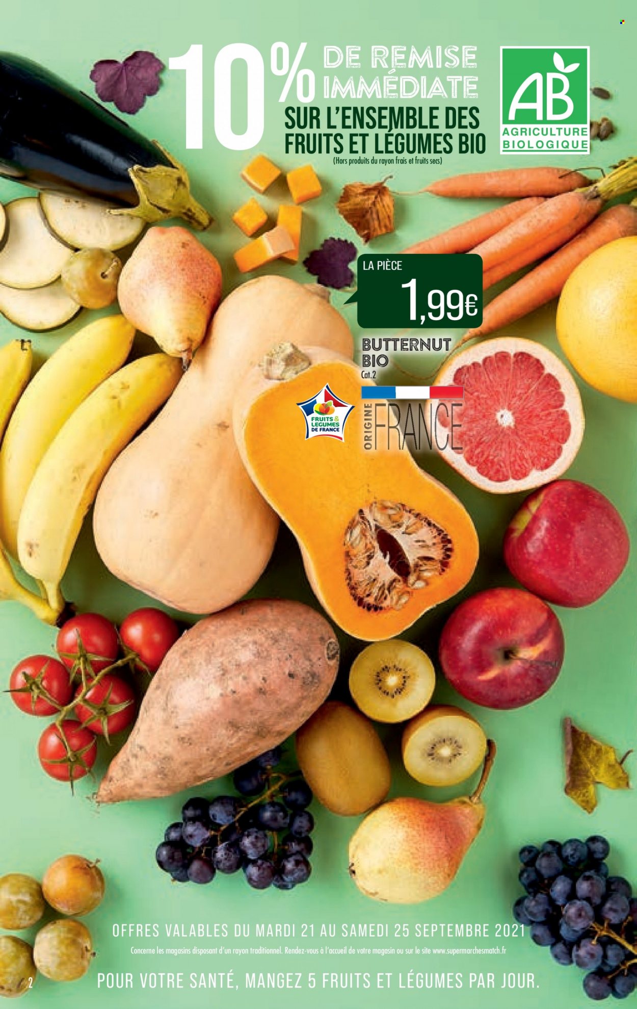 Catalogue Supermarché Match - 21/09/2021 - 03/10/2021. Page 2