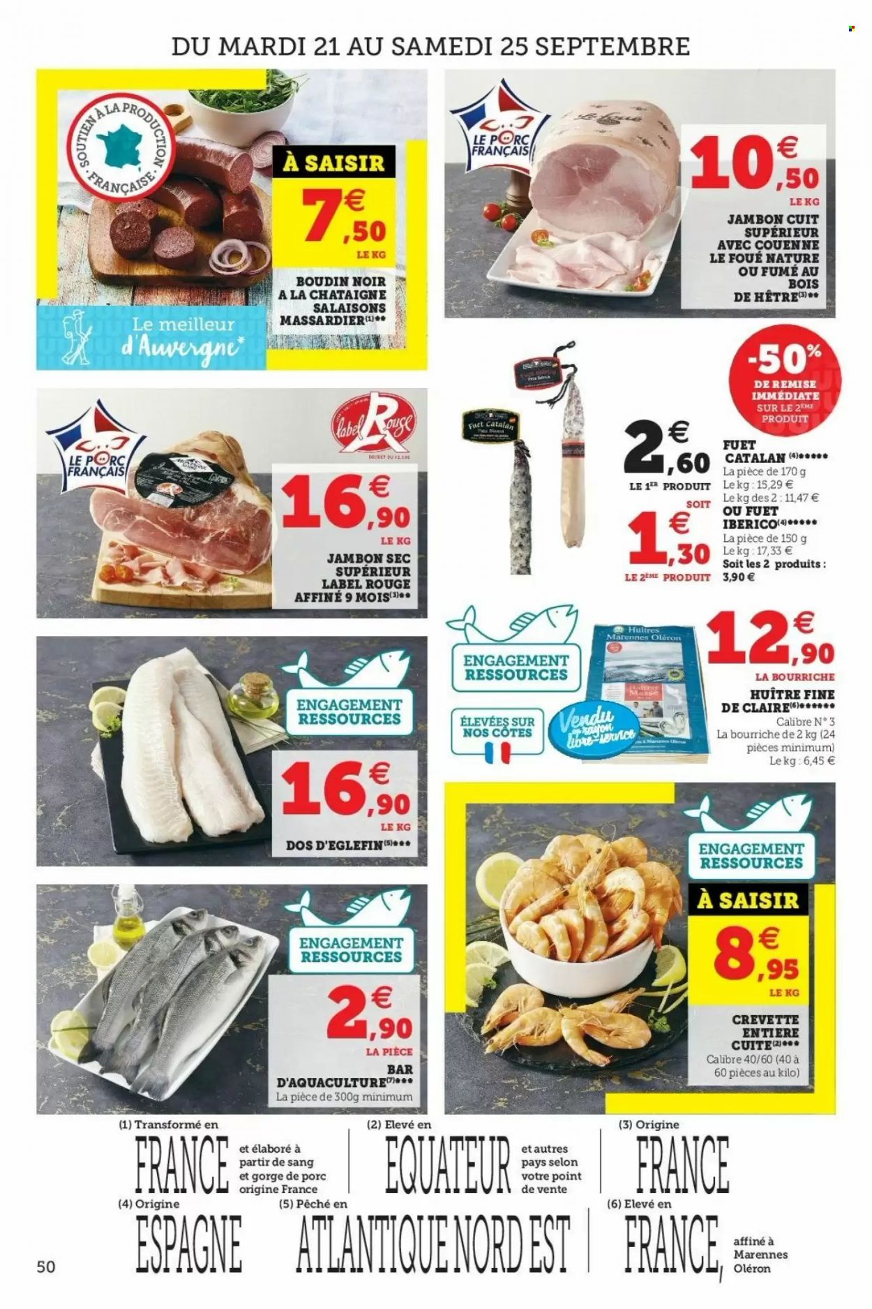 Catalogue SUPER U - 21/09/2021 - 02/10/2021. Page 50