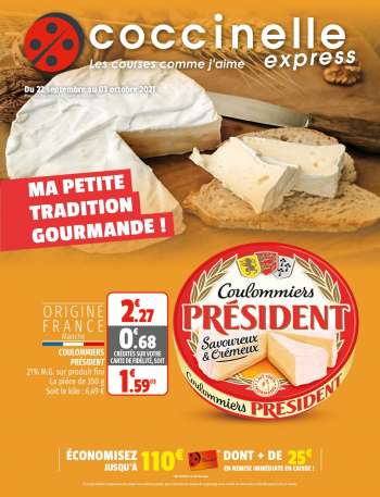 Catalogue Coccinelle Express - 22/09/2021 - 03/10/2021.