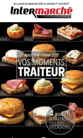 Catalogue Intermarché - 25/09/2021 - 01/04/2022.