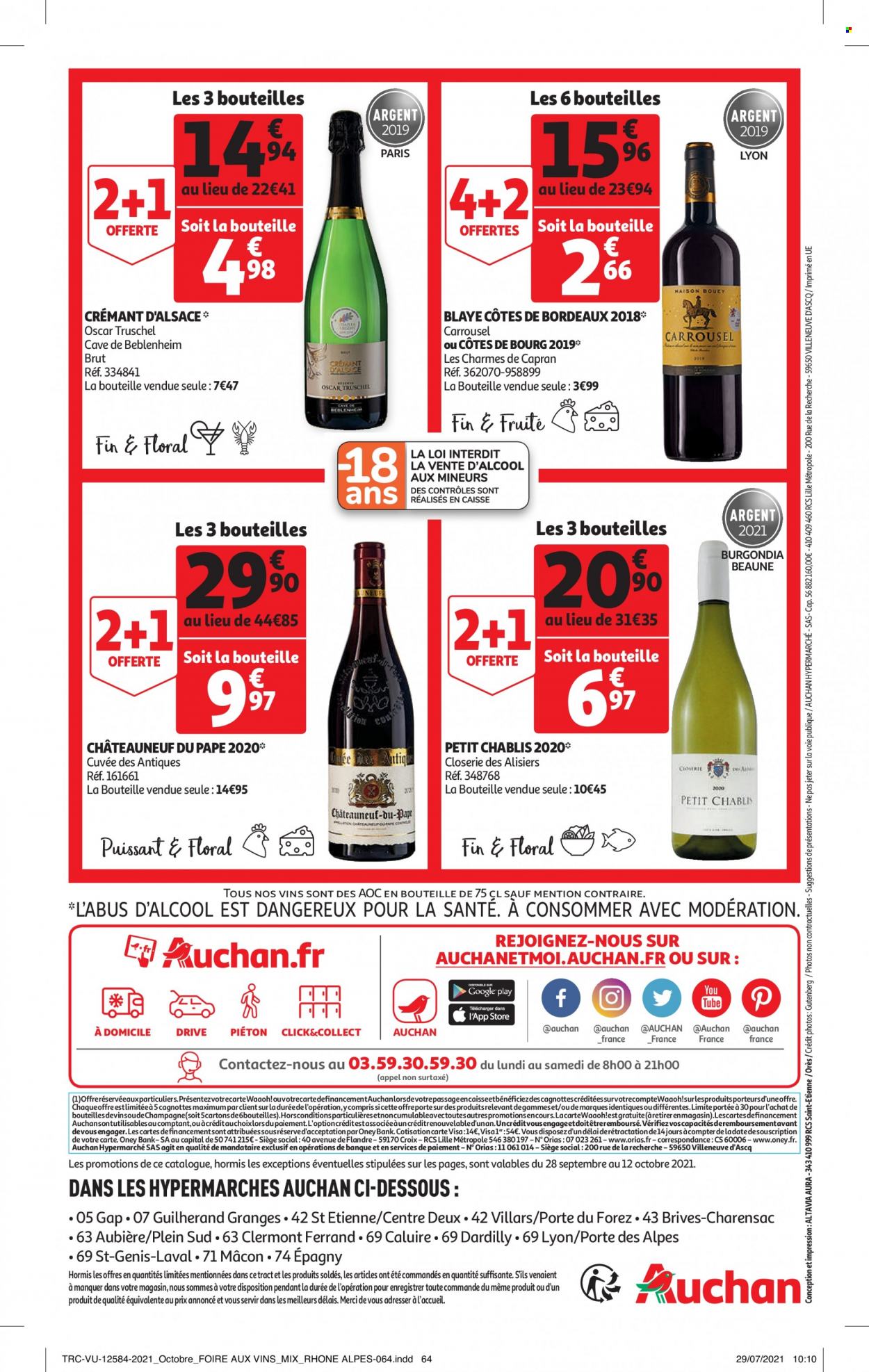 Catalogue Auchan - 28/09/2021 - 12/10/2021. Page 64