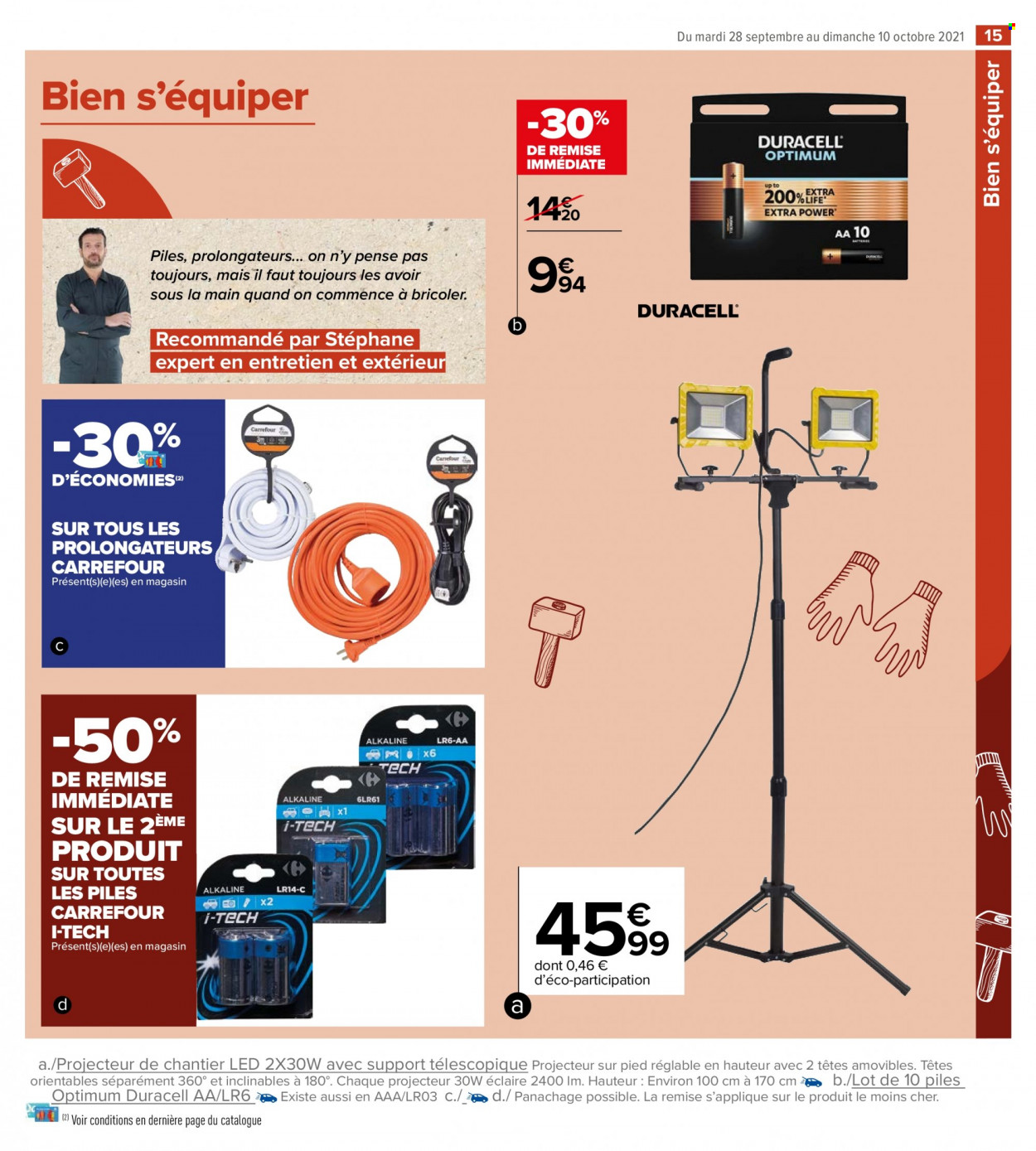 Catalogue Carrefour Market - 28/09/2021 - 10/10/2021. Page 15