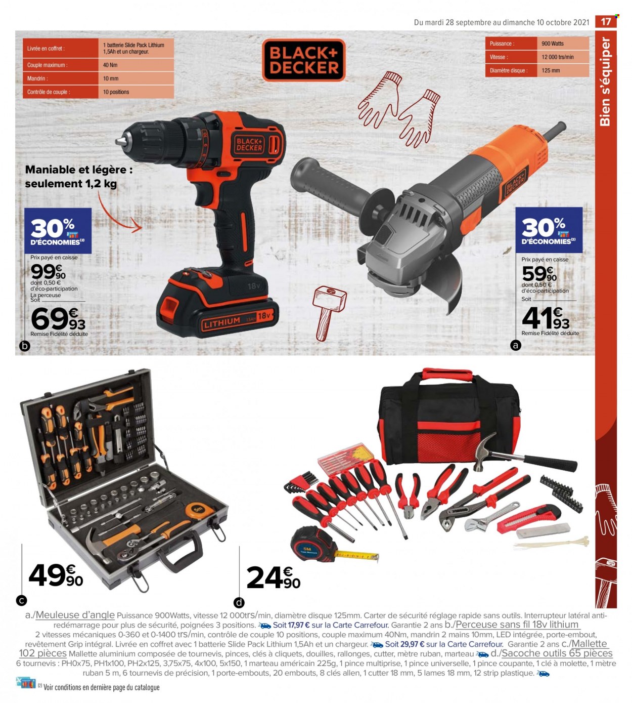 Catalogue Carrefour Market - 28/09/2021 - 10/10/2021. Page 17